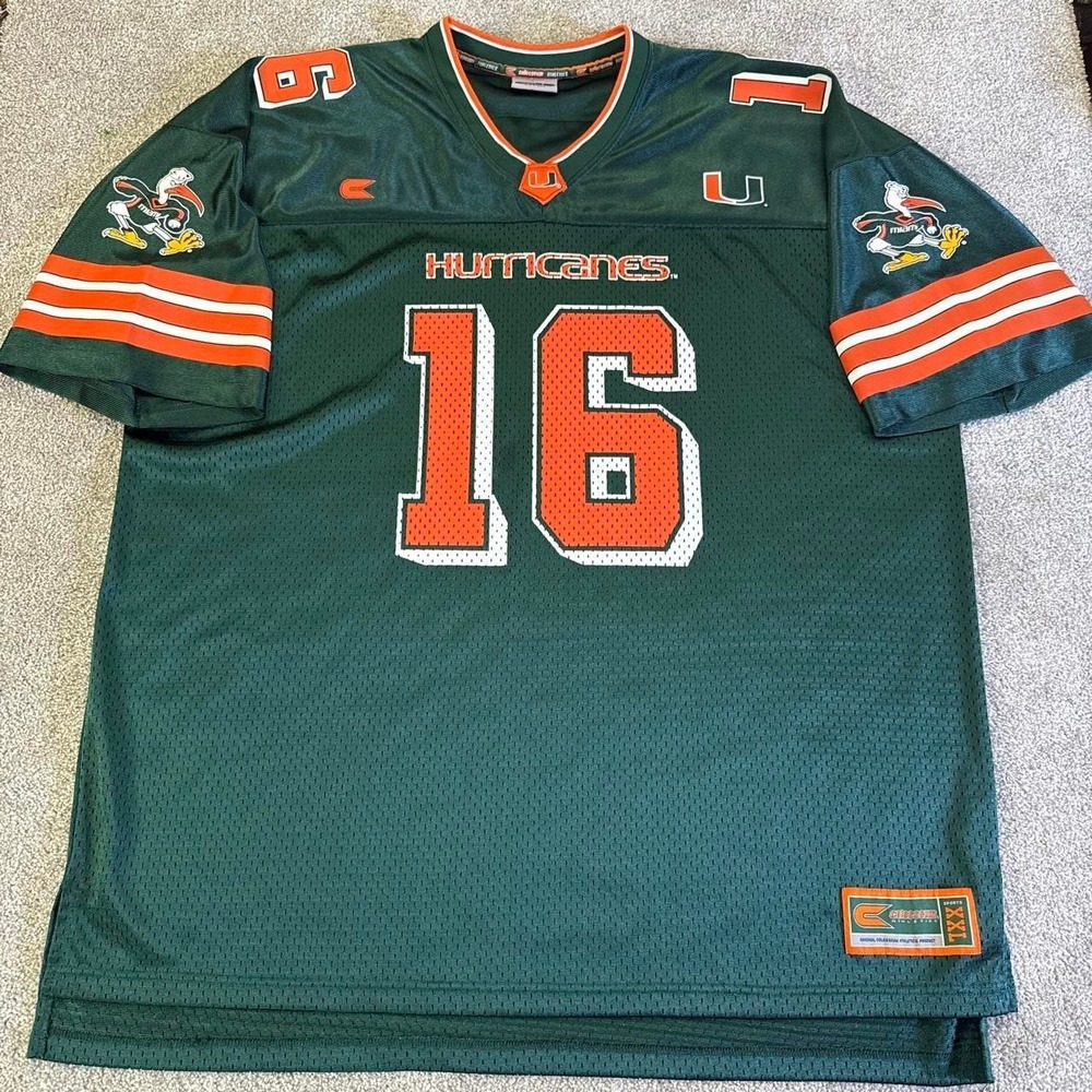 Vintage Miami Hurricanes Colosseum Jersey XXL NCAA College Football